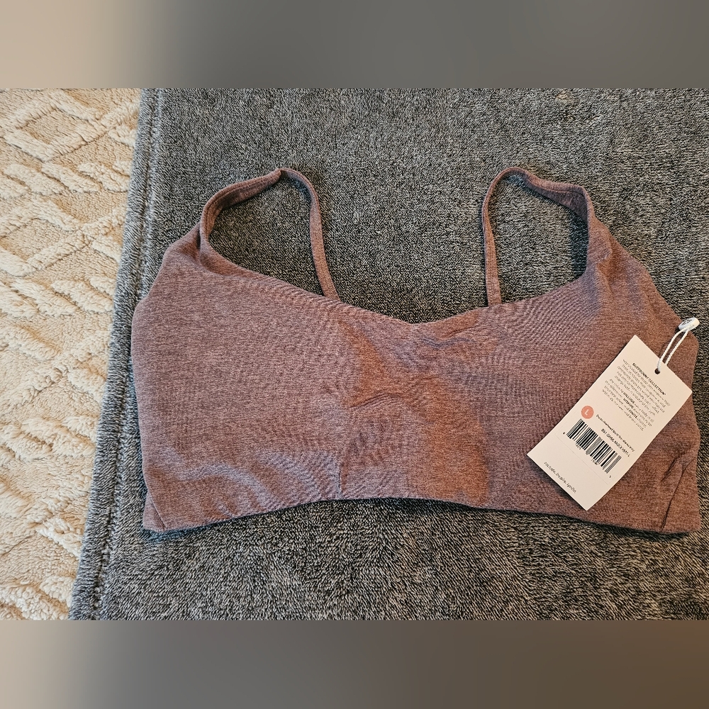 dream heather sports bra